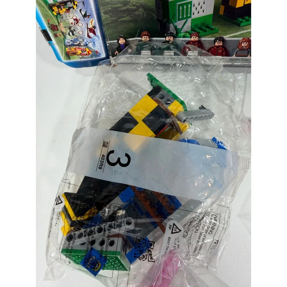 LEGO Harry Potter Quidditch Match 75956 Building Kit w Minifigures 99% complete